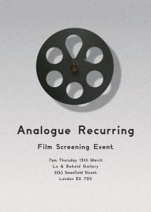 Analogue Recurring Invite copy